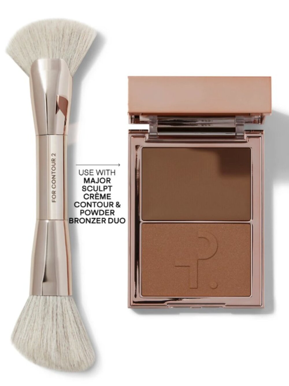 PATRICK TA Dual-Ended Contour Brush BRAND NEW